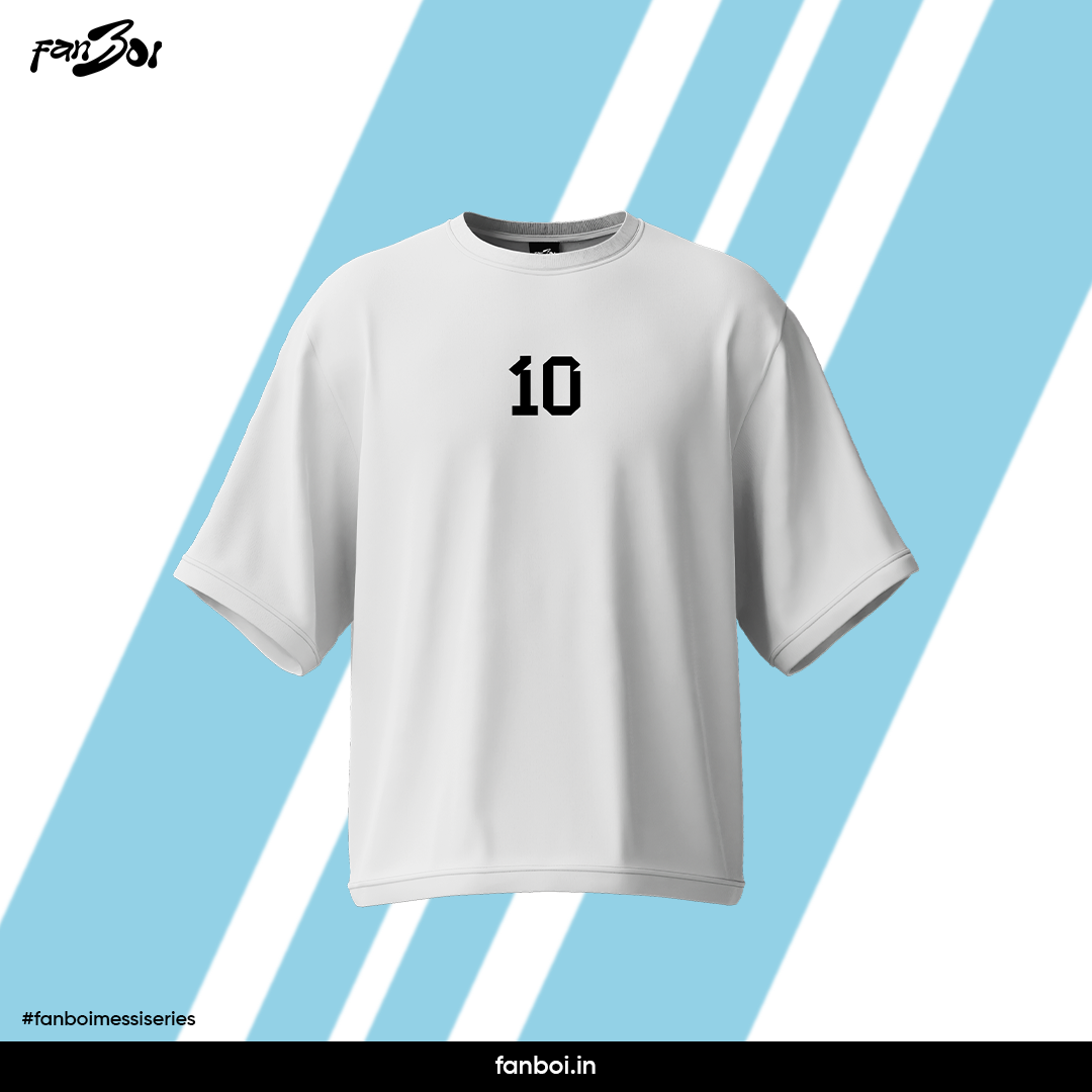 Messi Series - G.O.A.T (Greatest Of All Time) (White)