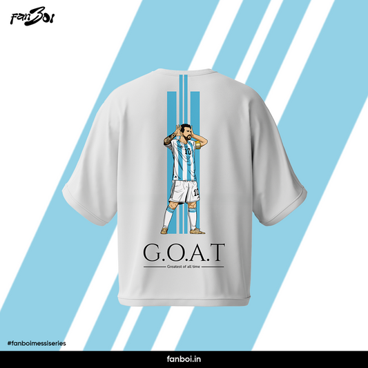 Messi Series - G.O.A.T (Greatest Of All Time) (White)